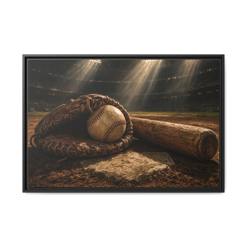 After the Last Pitch | Vintage Baseball Sports Canvas