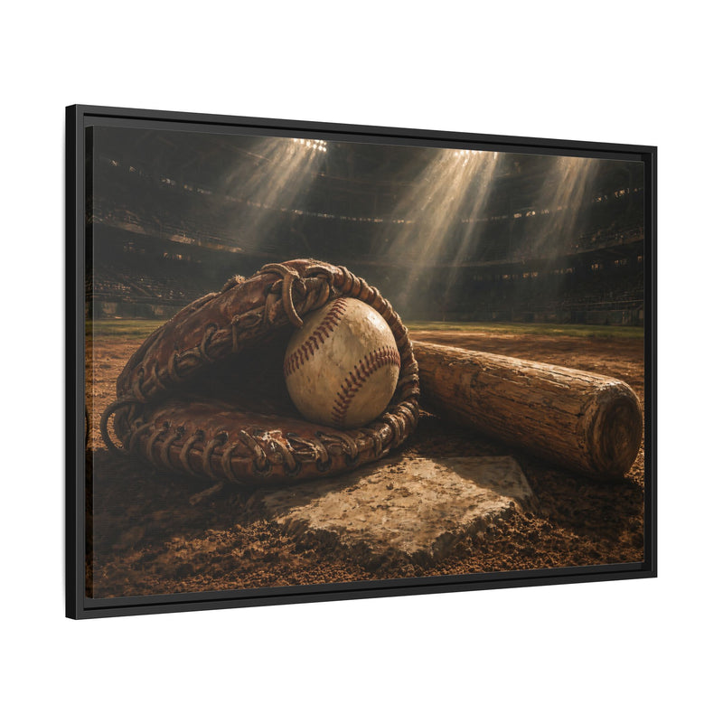 After the Last Pitch | Vintage Baseball Sports Canvas