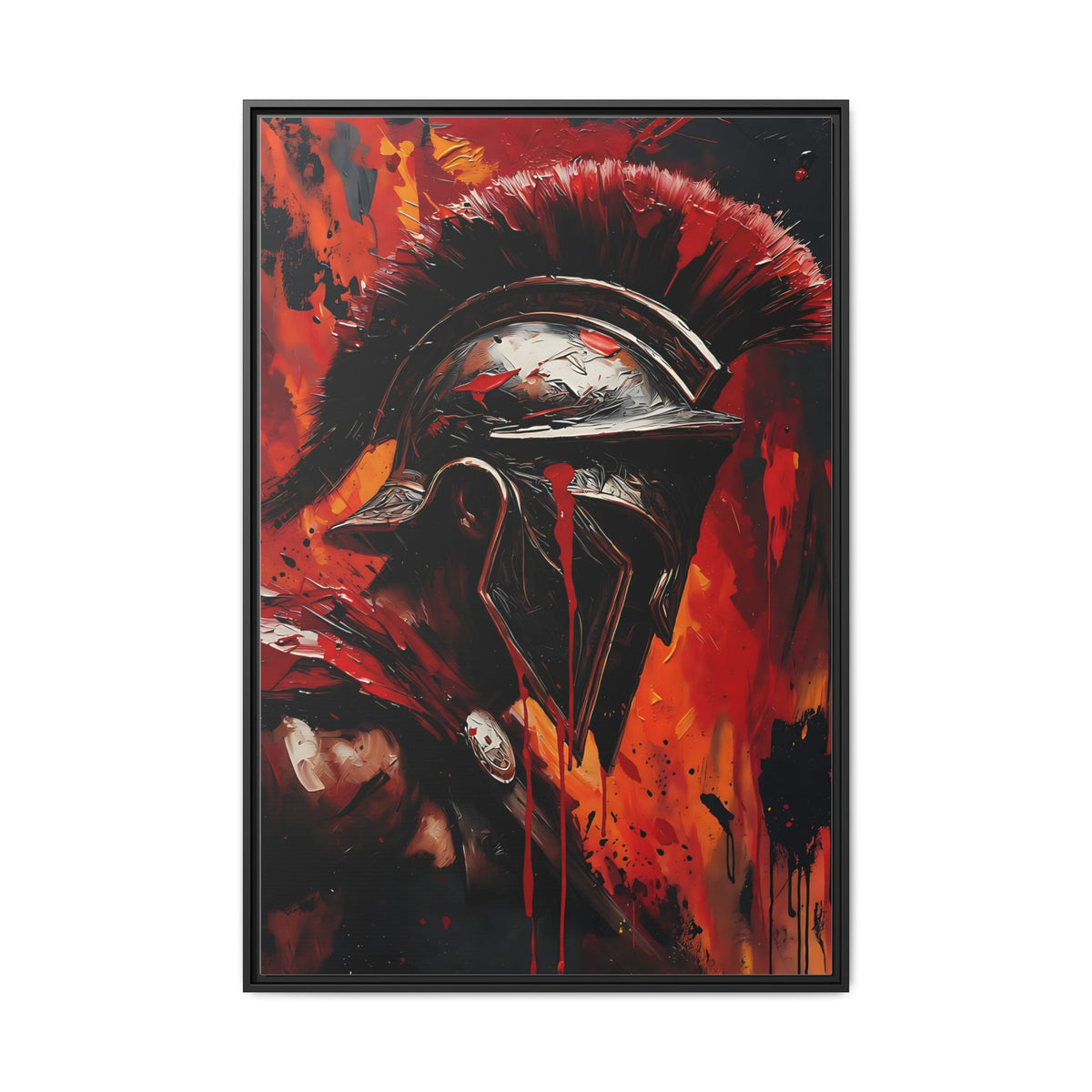 Spartan Warrior Matte Canvas
