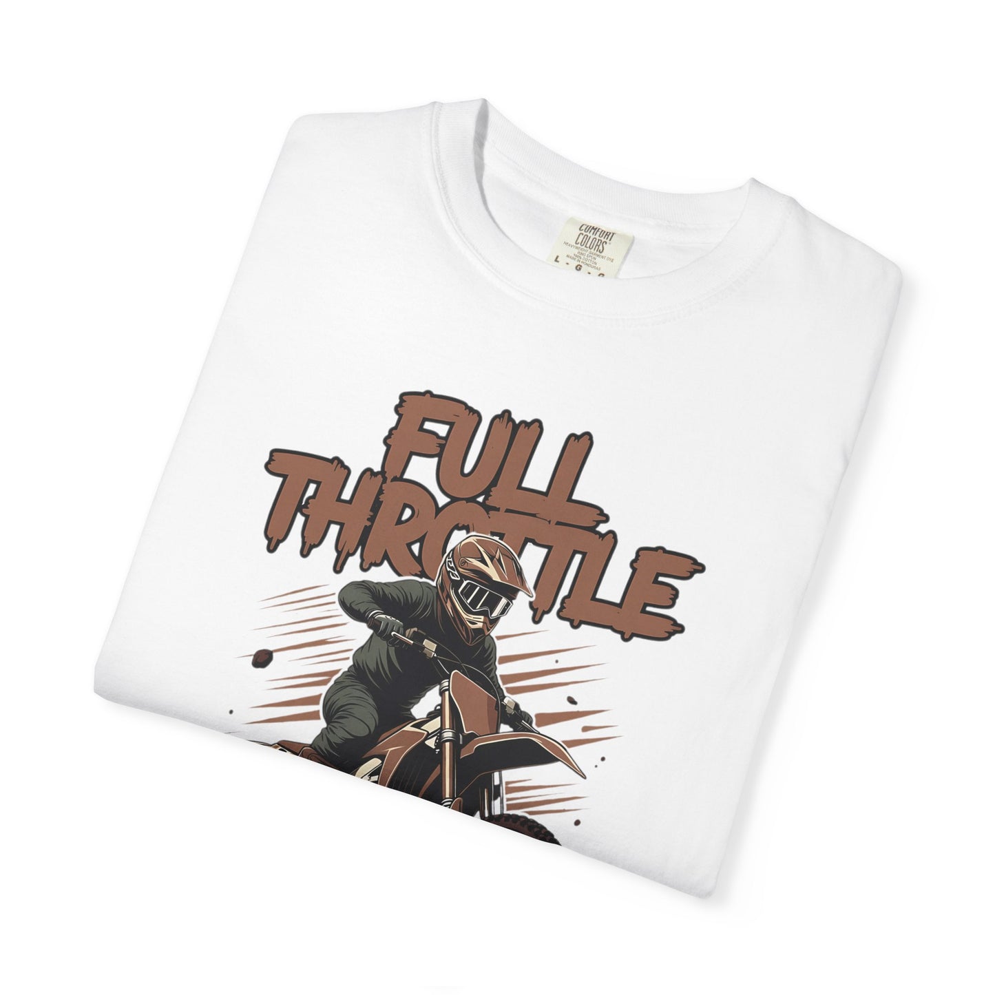 Full Throttle No Brakes Motocross T-Shirt