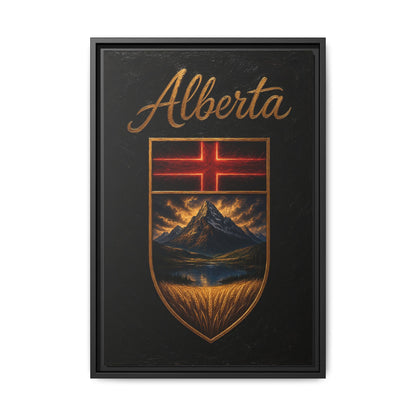 This Is Alberta | Alberta Crest Canvas