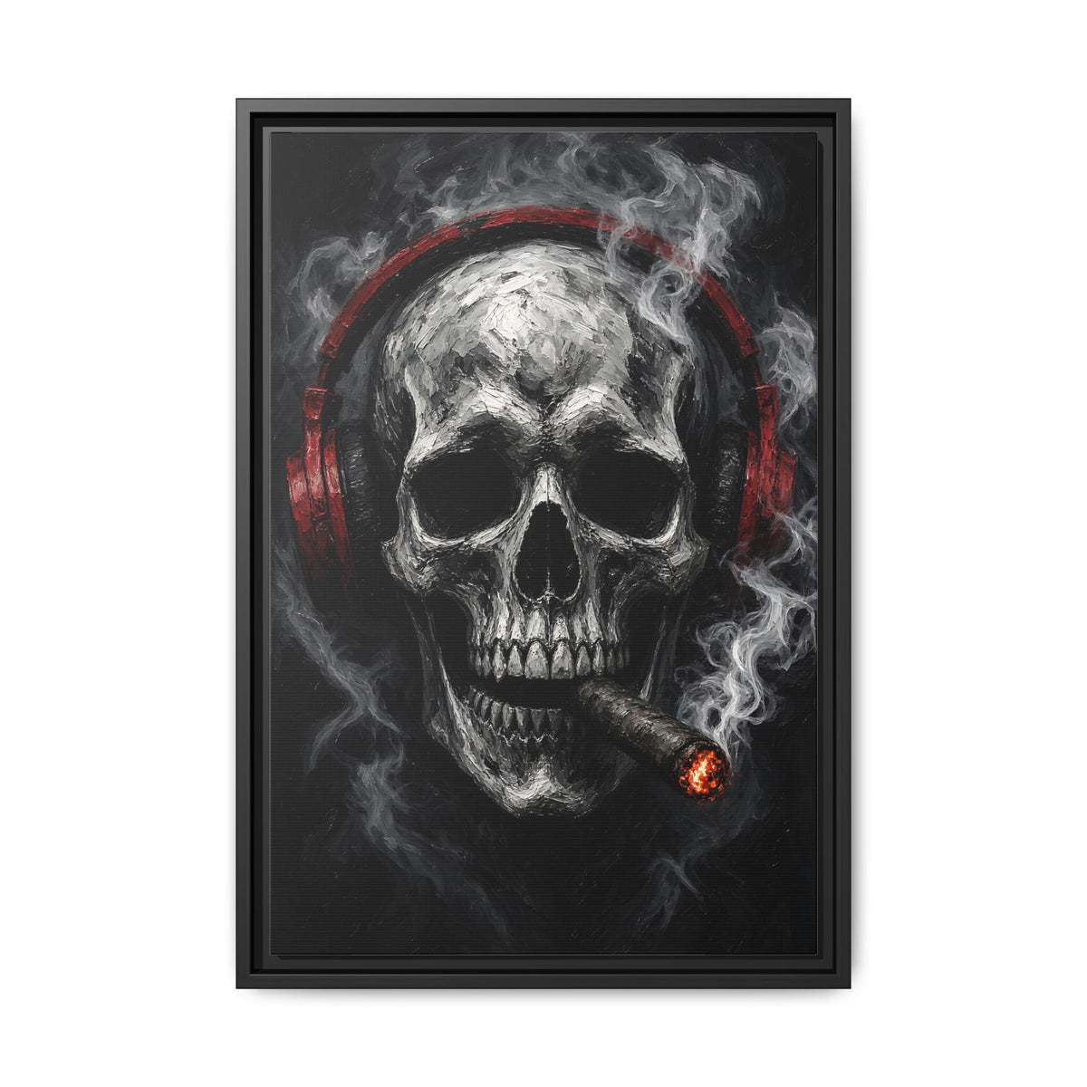 Dead Air | Skull Headphones Canvas