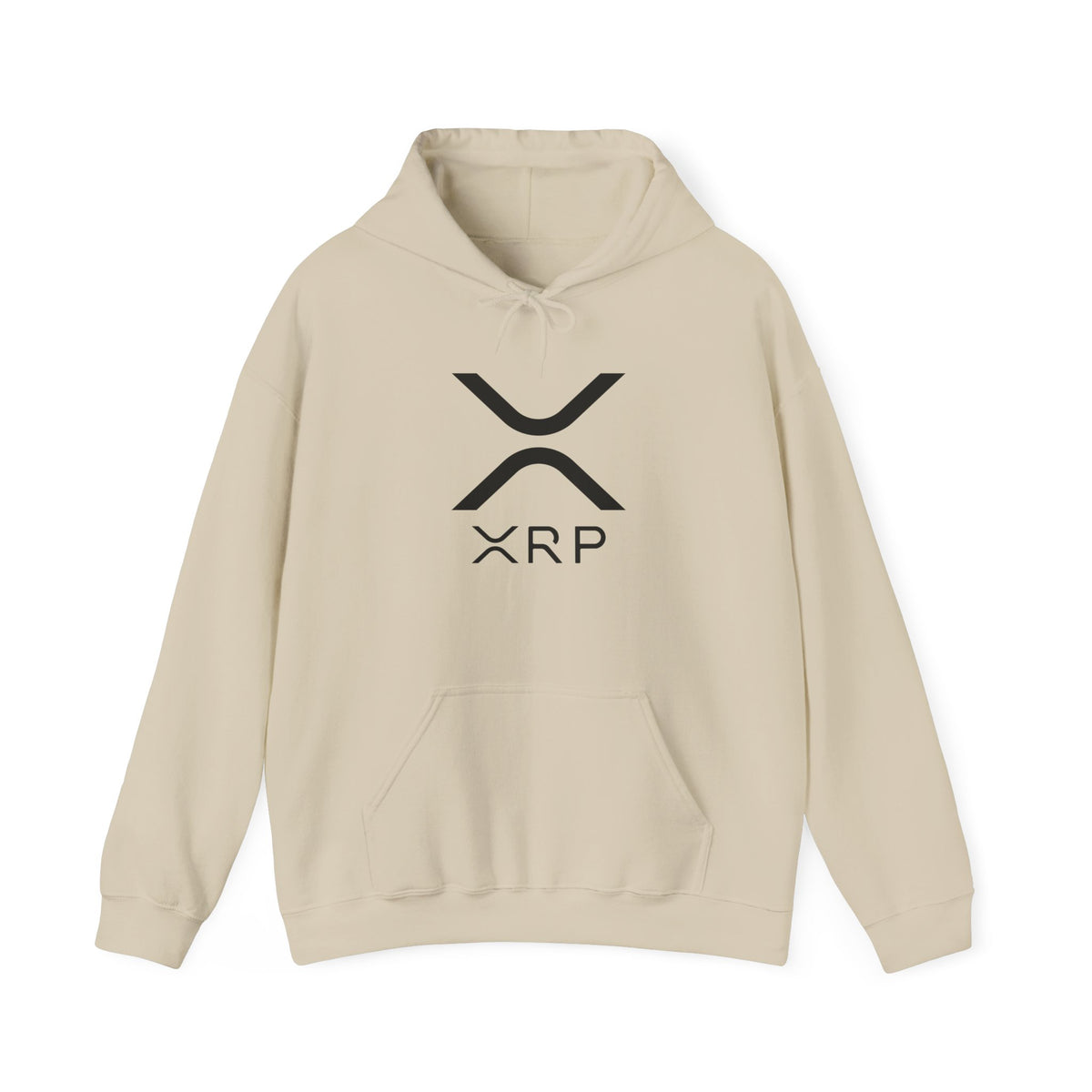 XRP Black Logo Hoodie | Crypto Sweatshirt