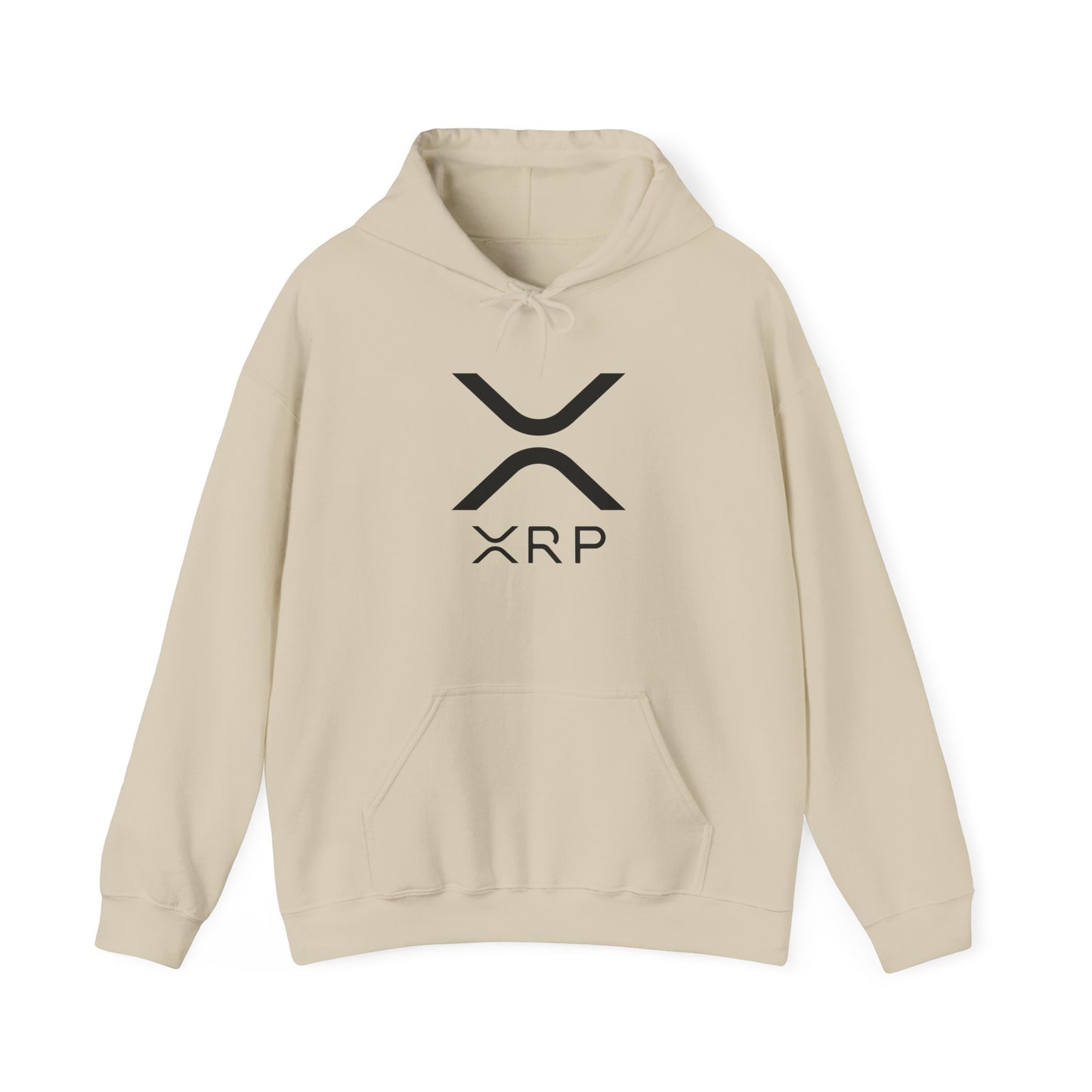 XRP Black Logo Hoodie | Crypto Sweatshirt