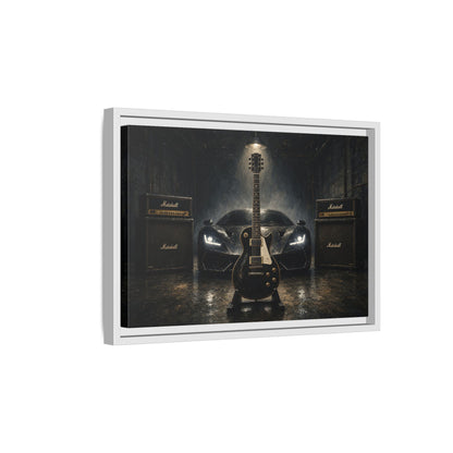 Rock N Roll - Supercar, Guitar & Amp Garage Canvas
