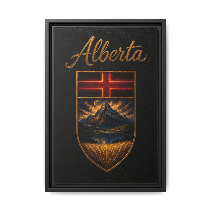 This Is Alberta | Alberta Crest Canvas