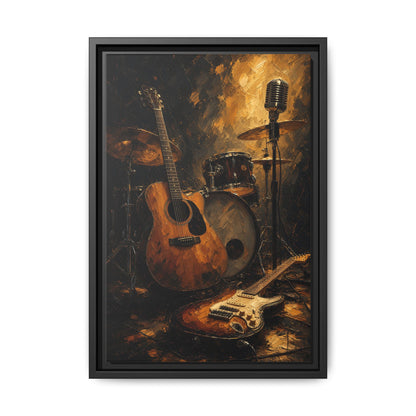 Show’s Over | Guitar & Drum Music Canvas