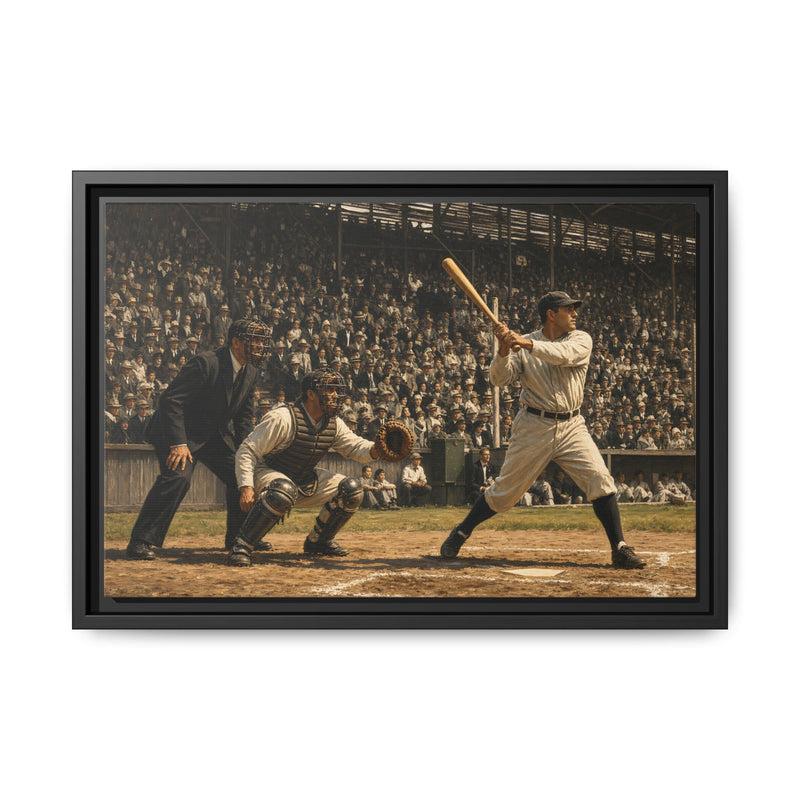 The Count Is Full | Vintage Baseball Canvas