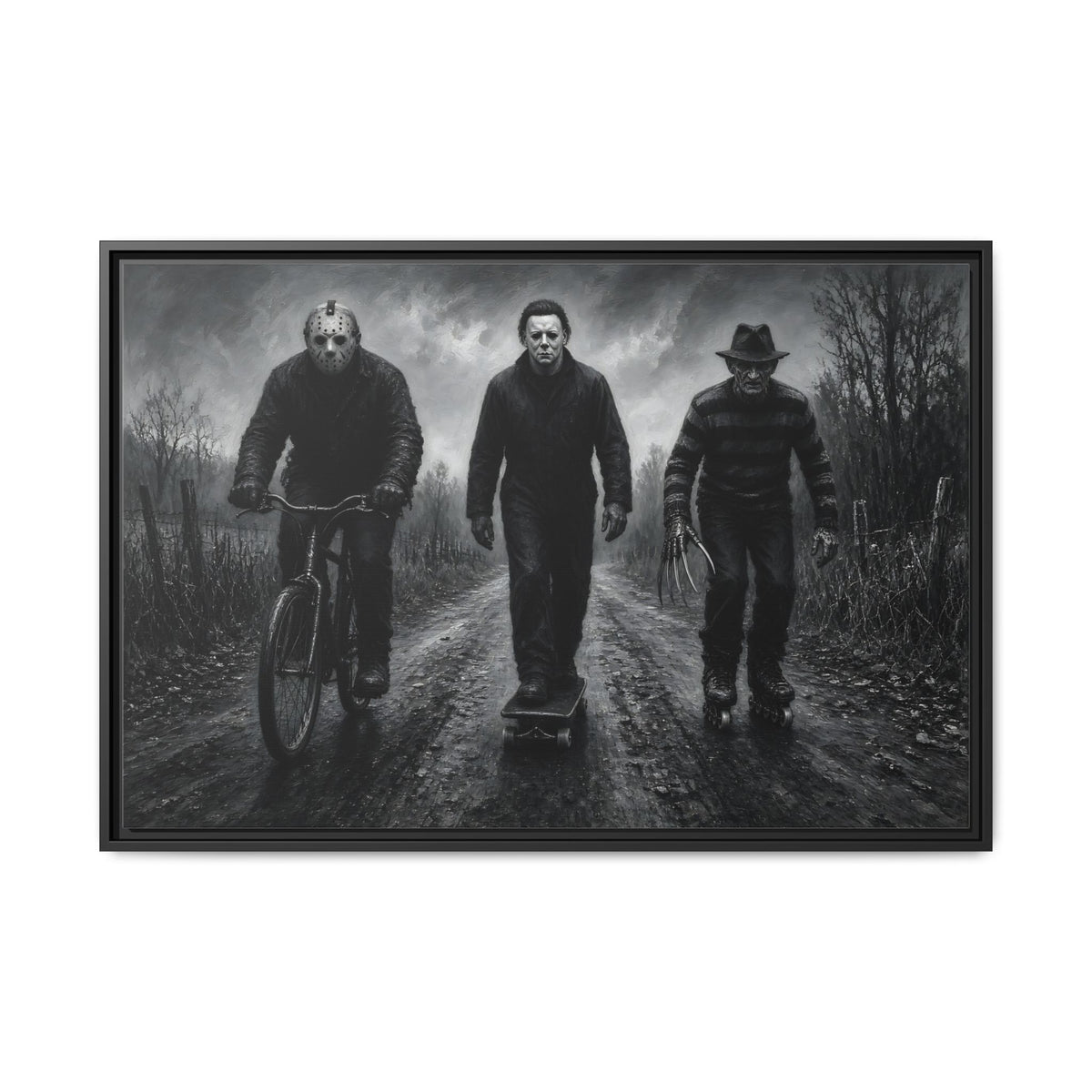 Neighborhood Watch | Horror Icons Canvas