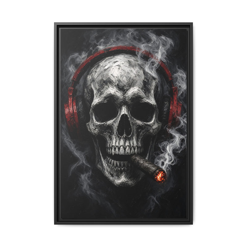 Dead Air | Skull Headphones Canvas