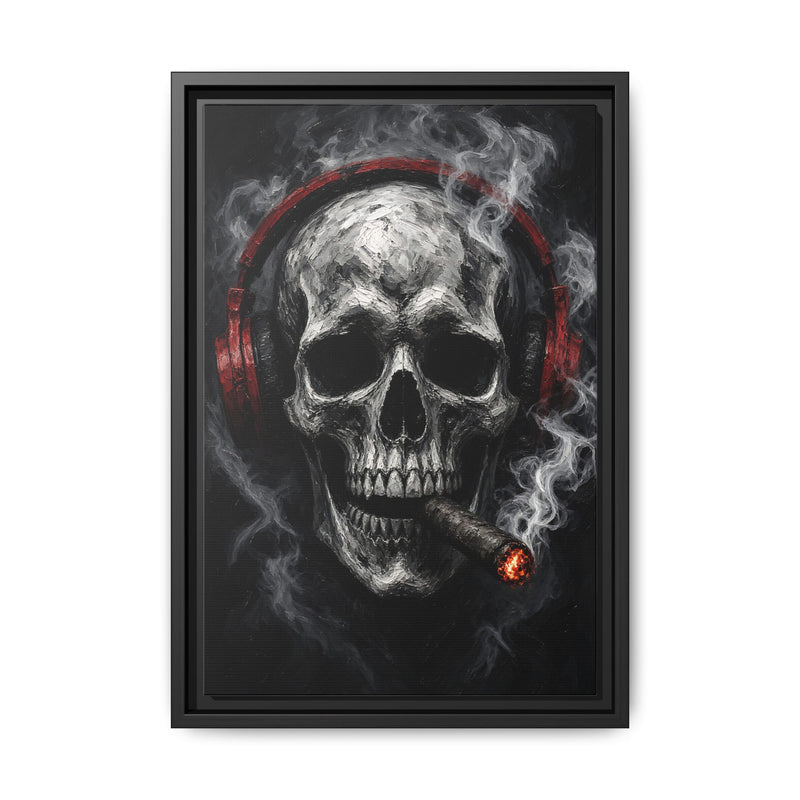 Dead Air | Skull Headphones Canvas