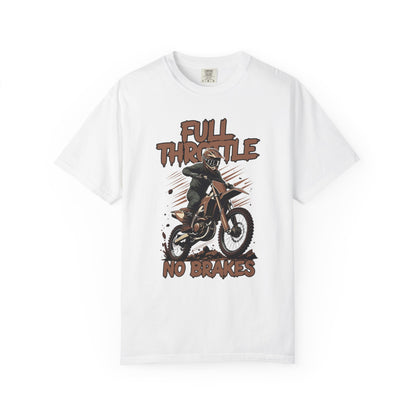 Full Throttle No Brakes Motocross T-Shirt