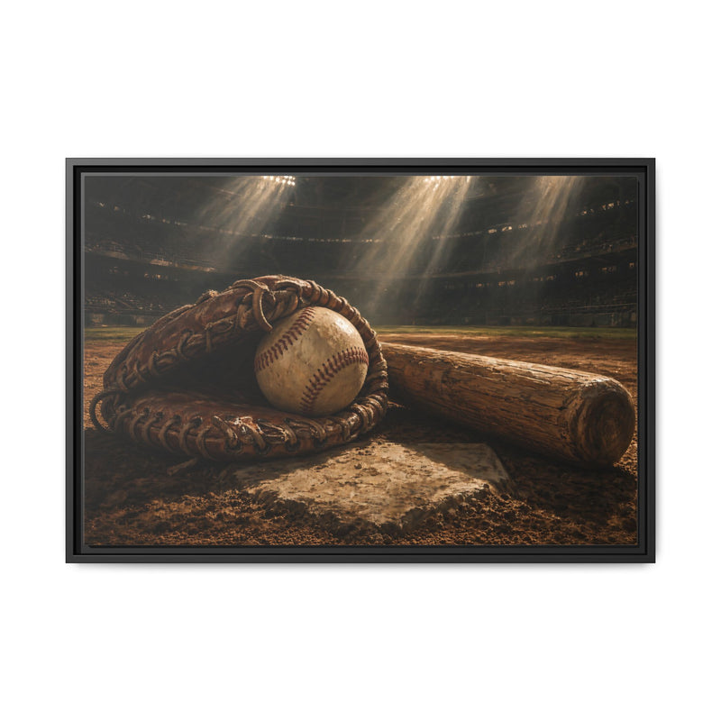 After the Last Pitch | Vintage Baseball Sports Canvas