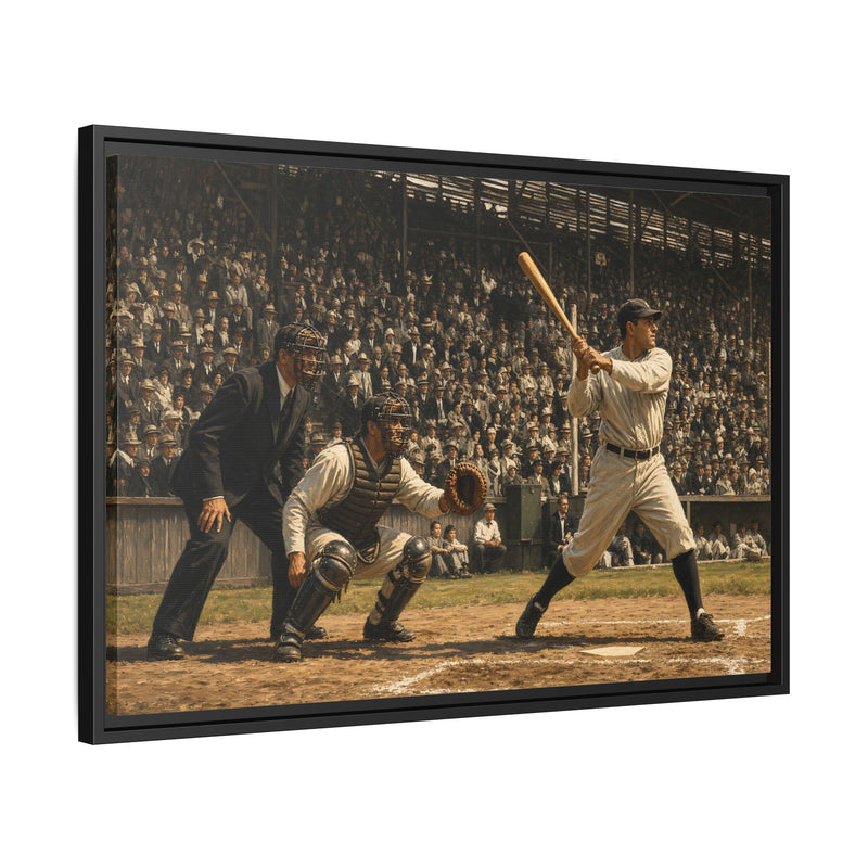 The Count Is Full | Vintage Baseball Canvas