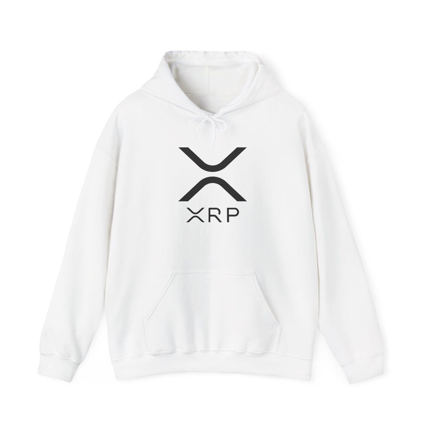 XRP Black Logo Hoodie | Crypto Sweatshirt