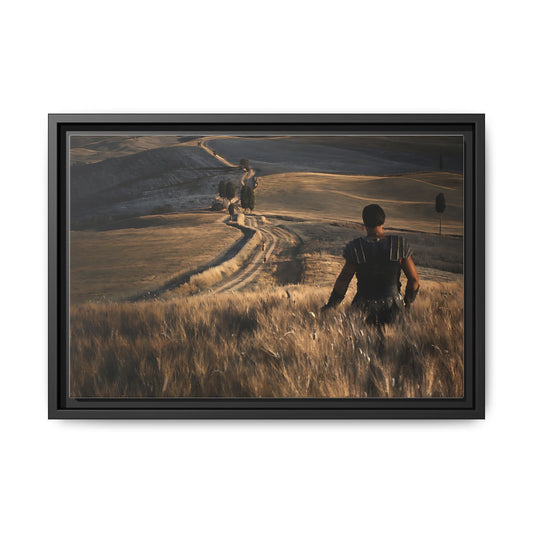 Gladiator Inspired - Matte Canvas Framed | Landscape Wall Art