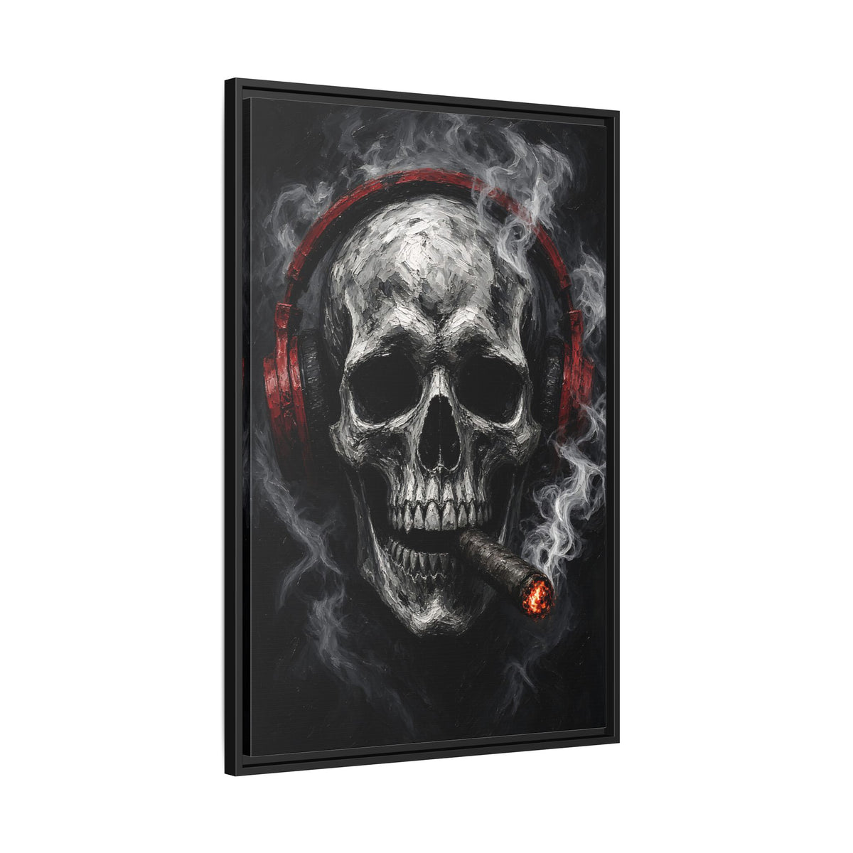 Dead Air | Skull Headphones Canvas