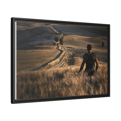Gladiator Inspired - Matte Canvas Framed | Landscape Wall Art