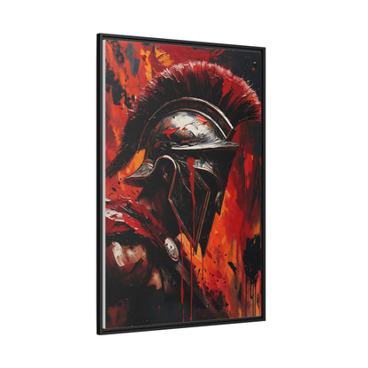 Spartan Warrior Matte Canvas