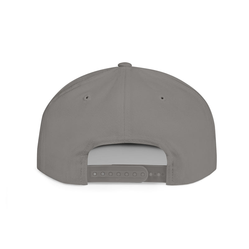 Man Cave Black Logo - Flat Bill Snapback Hat