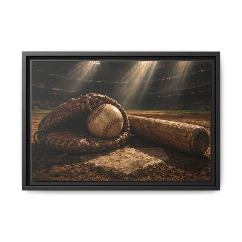 After the Last Pitch | Vintage Baseball Sports Canvas