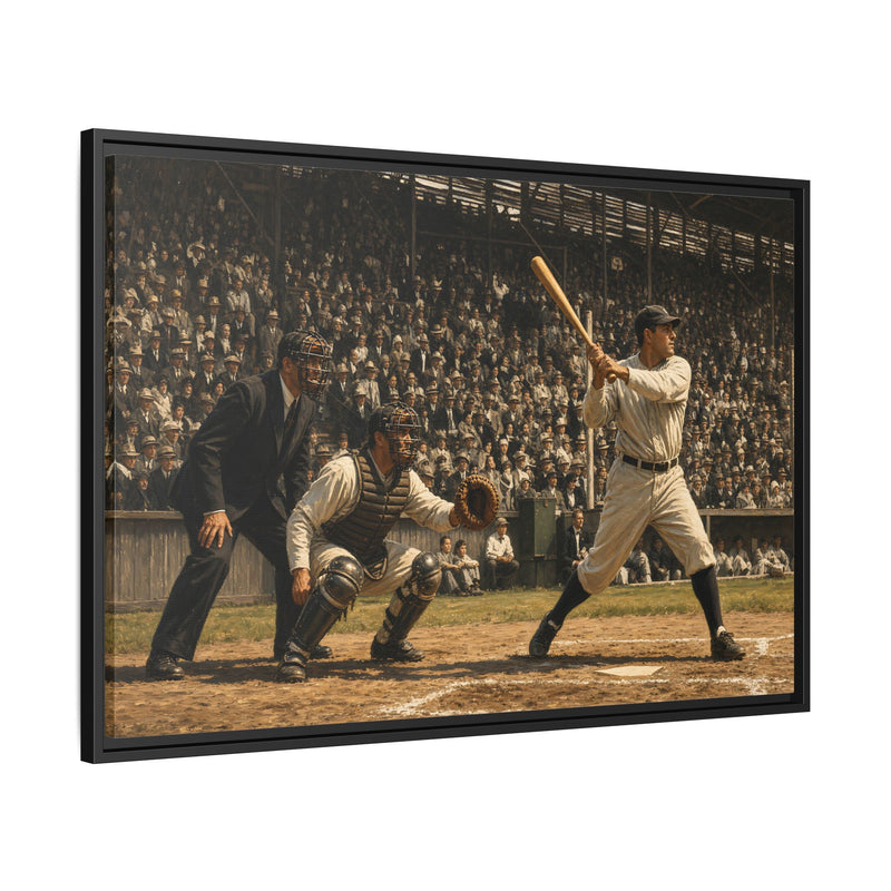 The Count Is Full | Vintage Baseball Canvas