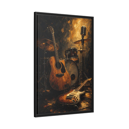 Show’s Over | Guitar & Drum Music Canvas