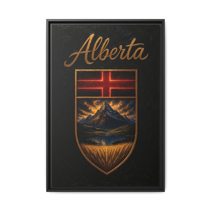 This Is Alberta | Alberta Crest Canvas