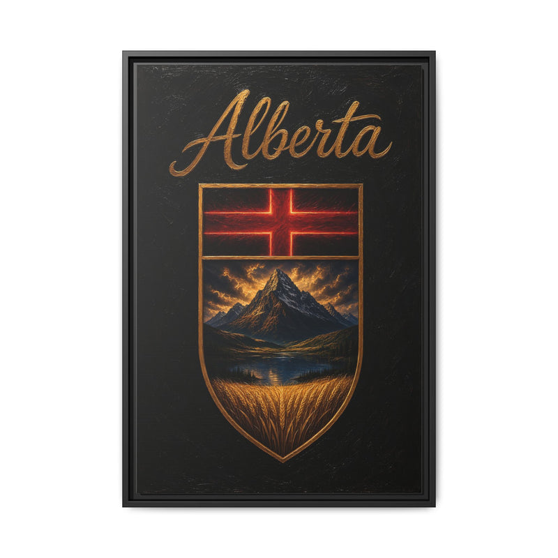 This Is Alberta | Alberta Crest Canvas