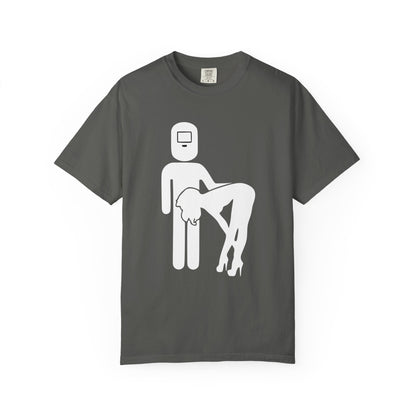 Welder / Tradesman Lifestyle T-Shirt | Silhouette Pole Dance Graphic Tee