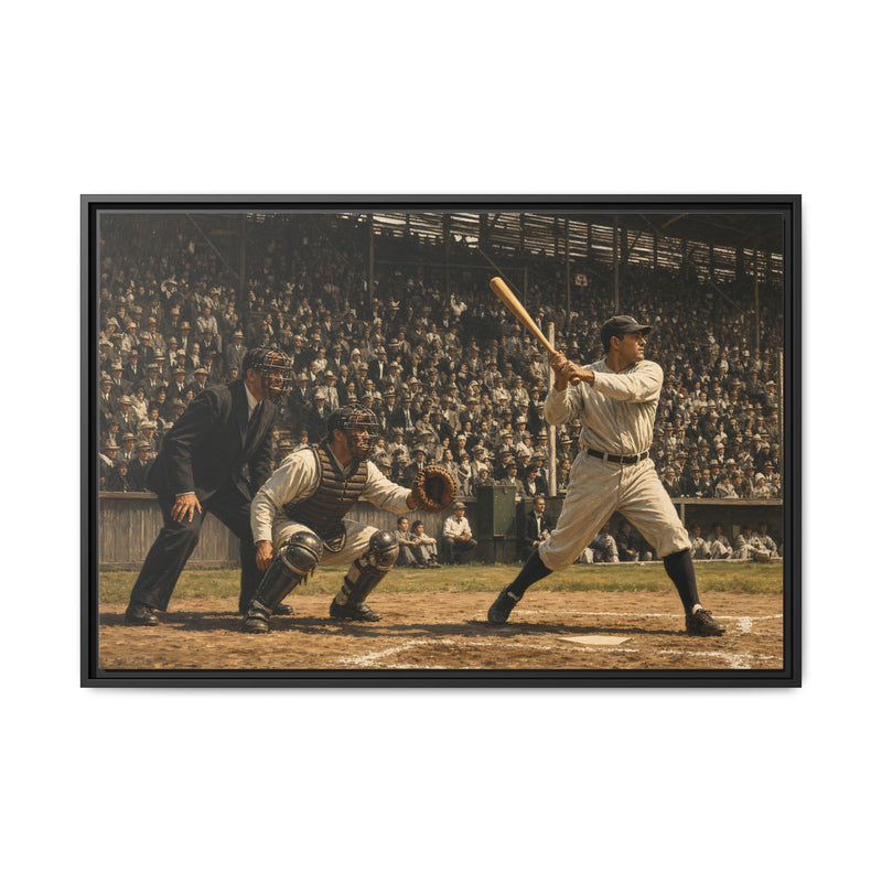 The Count Is Full | Vintage Baseball Canvas
