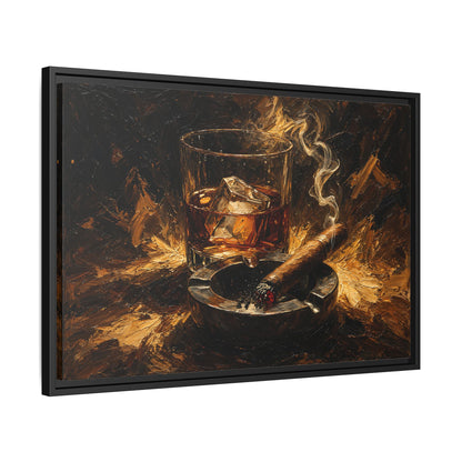 Speakeasy - Whiskey & Cigar Still Life Wall Art