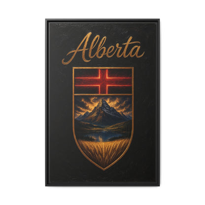 This Is Alberta | Alberta Crest Canvas