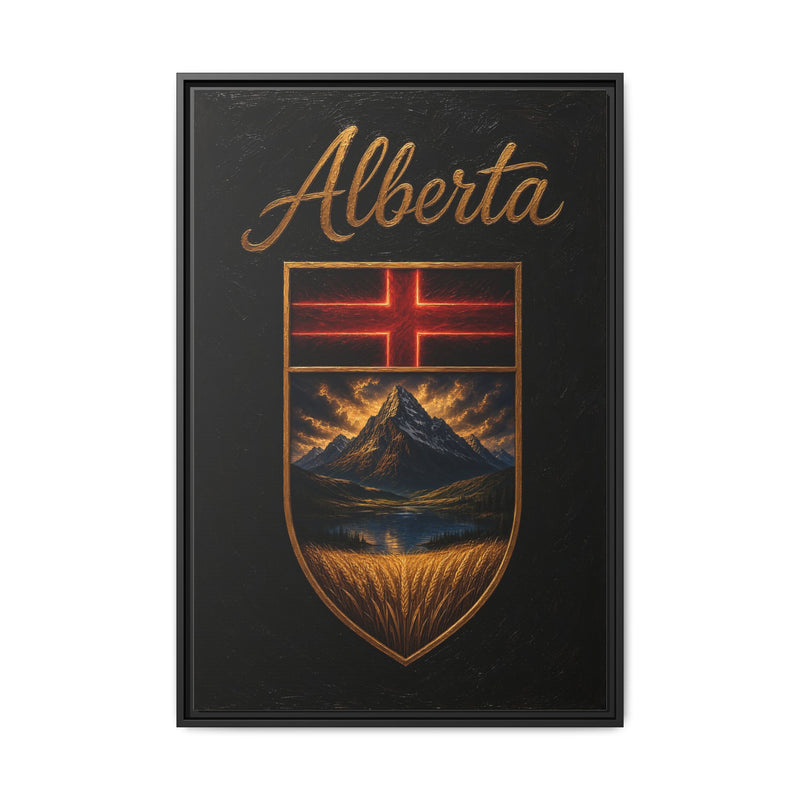 This Is Alberta | Alberta Crest Canvas