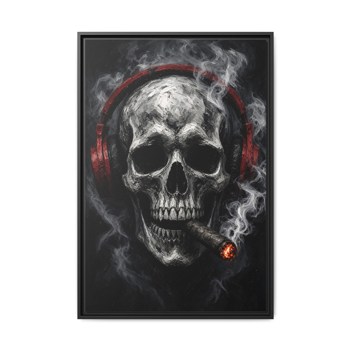Dead Air | Skull Headphones Canvas
