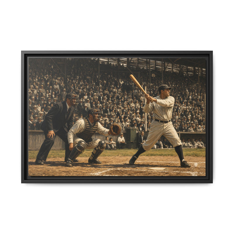 The Count Is Full | Vintage Baseball Canvas