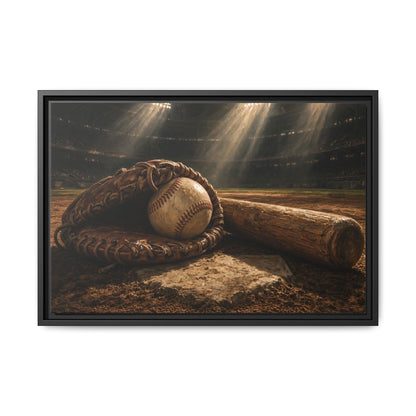After the Last Pitch | Vintage Baseball Sports Canvas
