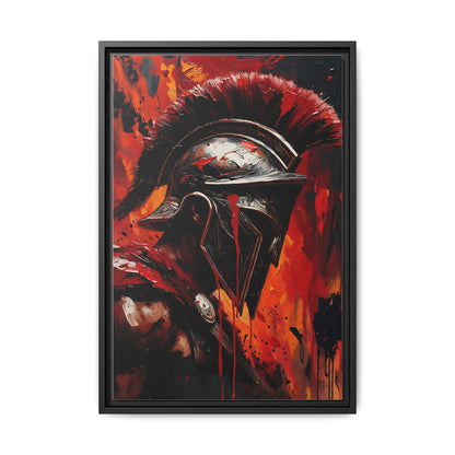 Spartan Warrior Matte Canvas