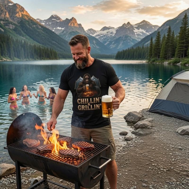 Chillin' & Grillin' BBQ T-Shirt
