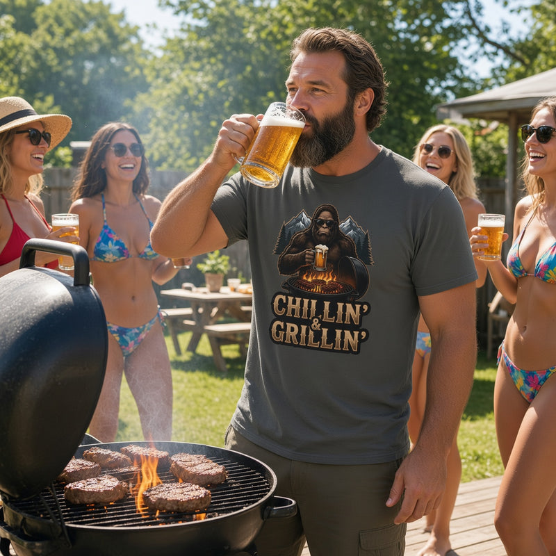 Chillin' & Grillin' BBQ T-Shirt
