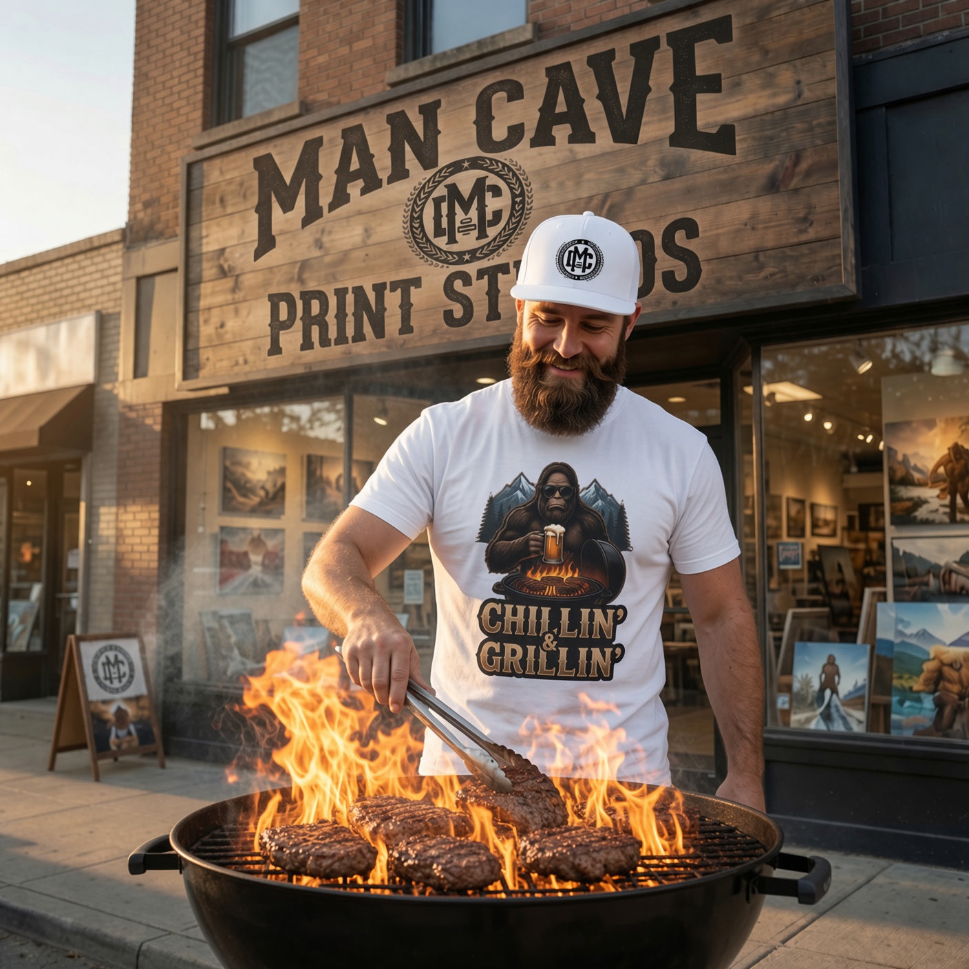 Chillin' & Grillin' BBQ T-Shirt