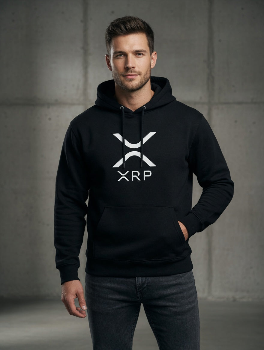 XRP Logo Hoodie – Crypto Ripple Pullover