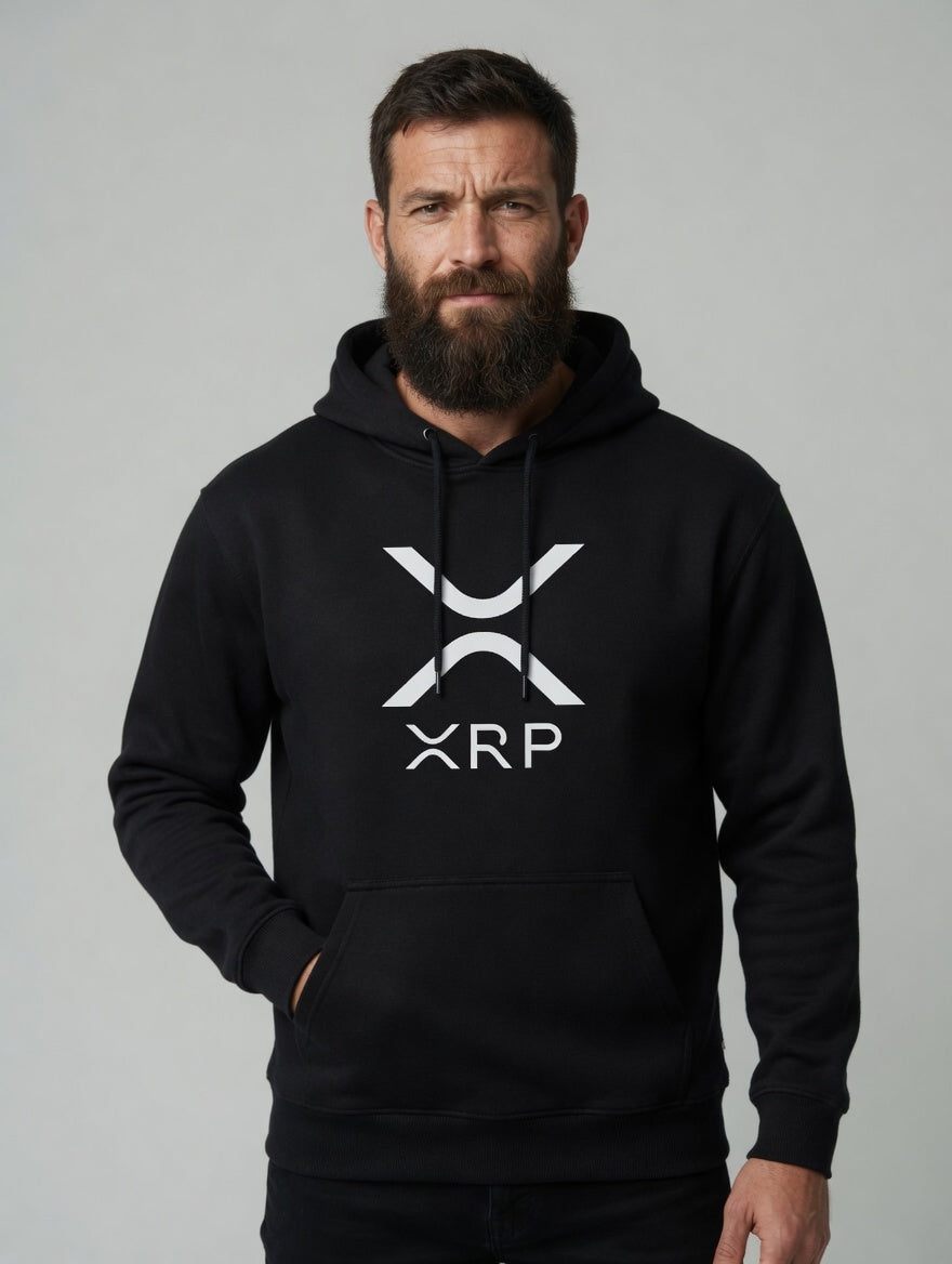 XRP Logo Hoodie – Crypto Ripple Pullover