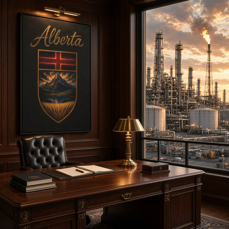 This Is Alberta | Alberta Crest Canvas