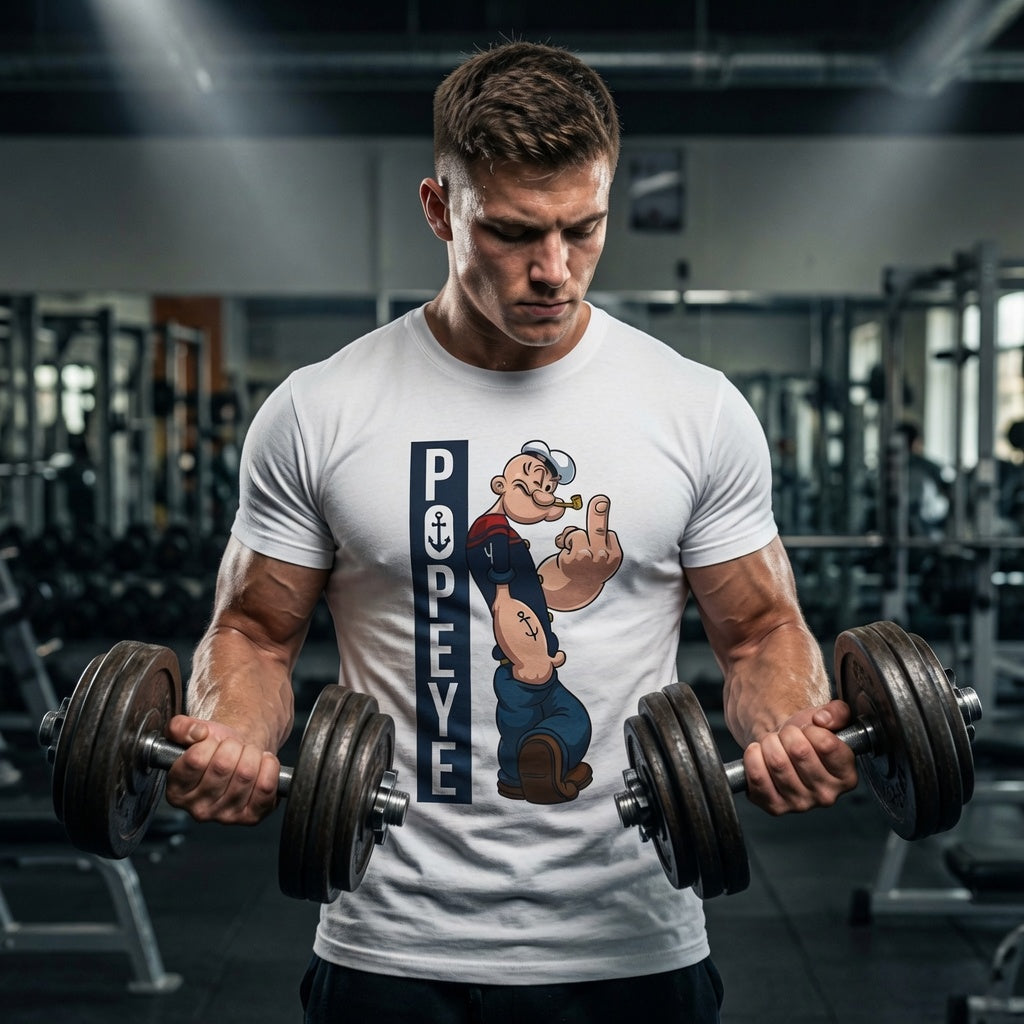 Popeye Humor Tee  — Classic Cartoon Tee