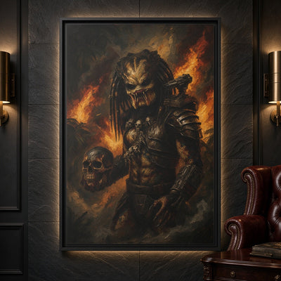 Jungle Hunter – Predator Framed Canvas