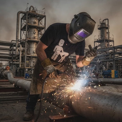 Welder / Tradesman Lifestyle T-Shirt | Silhouette Pole Dance Graphic Tee
