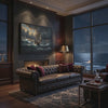 stormy sea ship canvas art