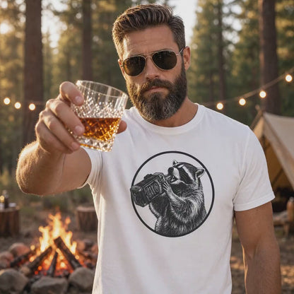 Finders Keepers | Raccoon Whiskey Tee
