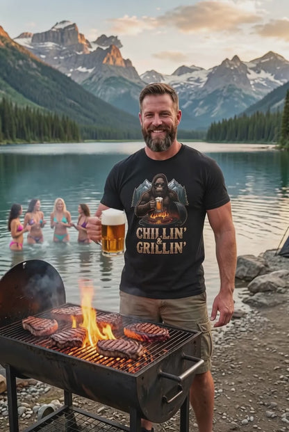 Chillin' & Grillin' BBQ T-Shirt